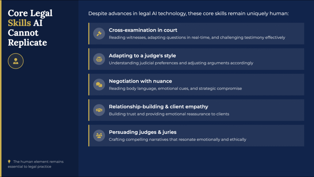 Legal Skill AI cannot replace